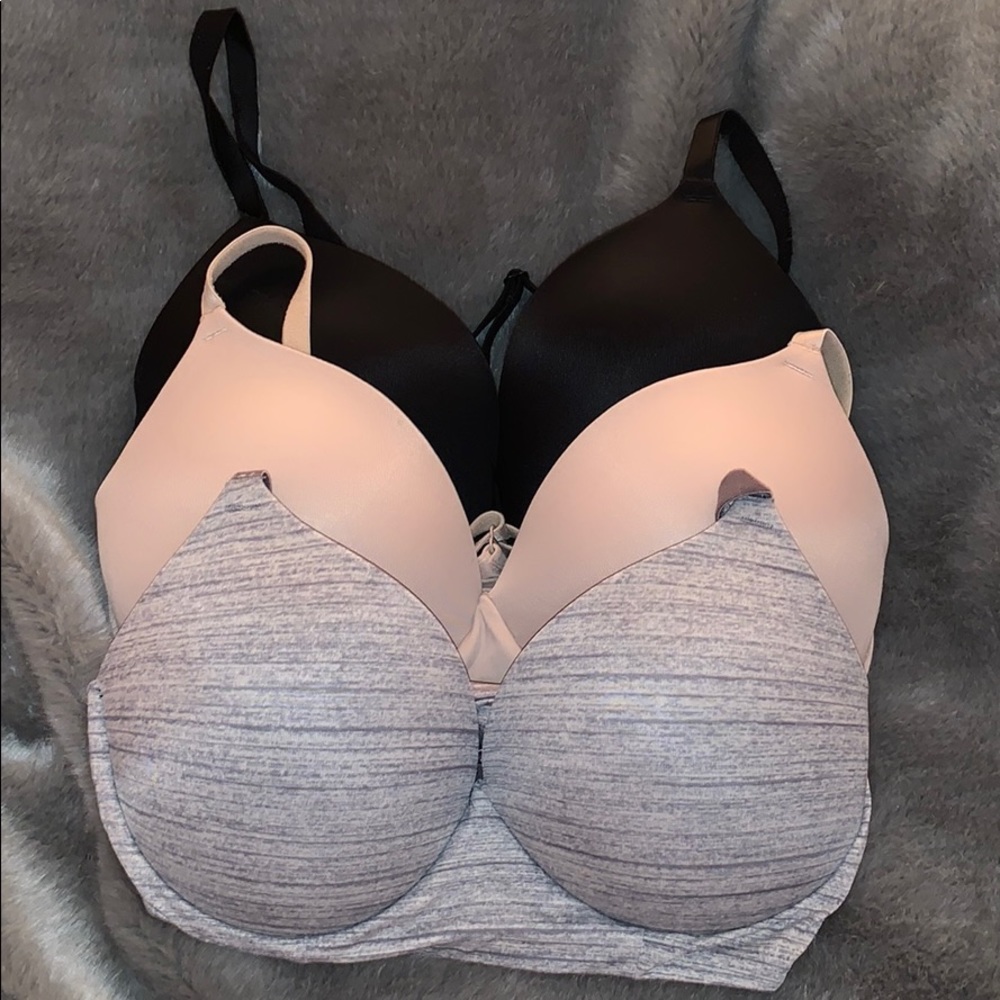 BUNDLE campus push-up Bralette PINK VS